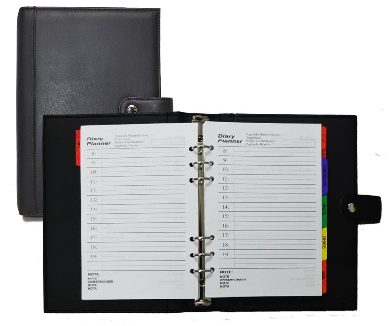 D1106-1 Padded Faux Leather Planner Cover