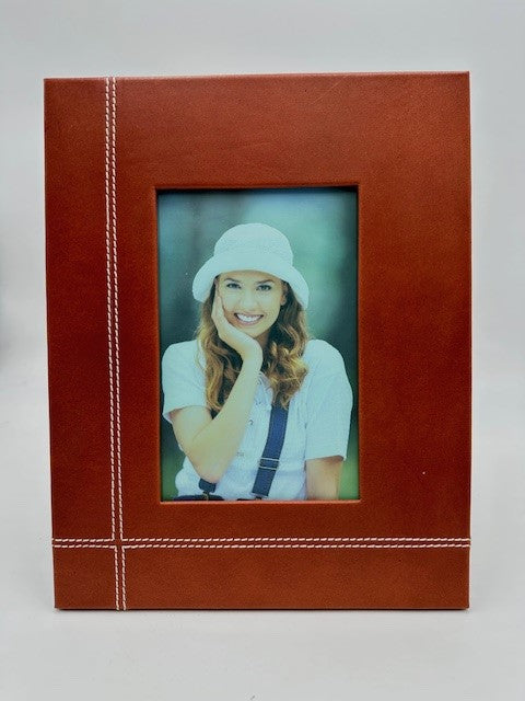 Signature Leather Picture Frame 4x6