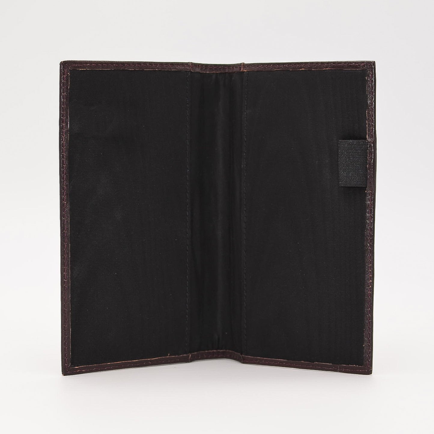 Leather Cover: 391 6 3/4" x 3 3/4" for 3-1/4x6-1/4 wirebound or casebound insert burgundy