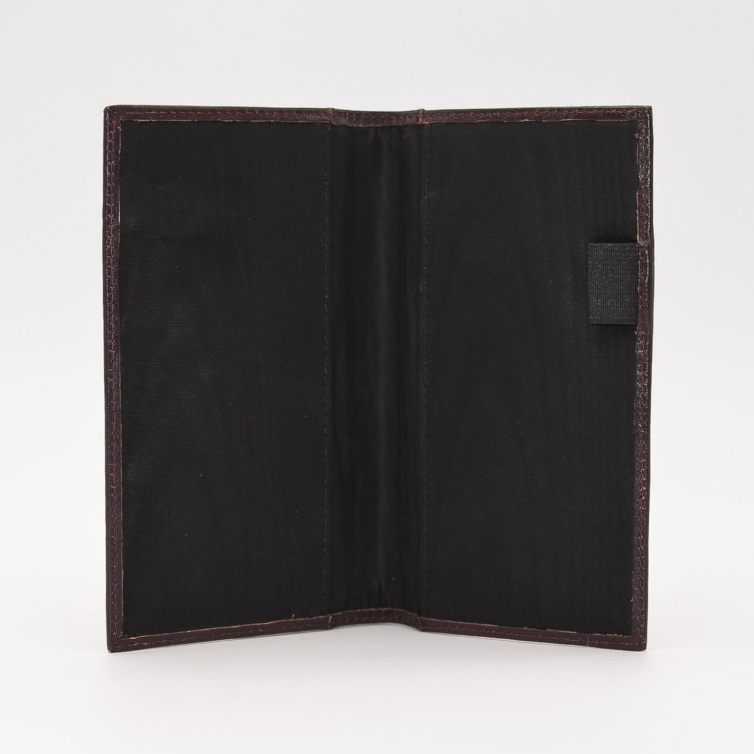 Leather Cover: 391 6 3/4" x 3 3/4" for 3-1/4x6-1/4 wirebound or casebound insert burgundy