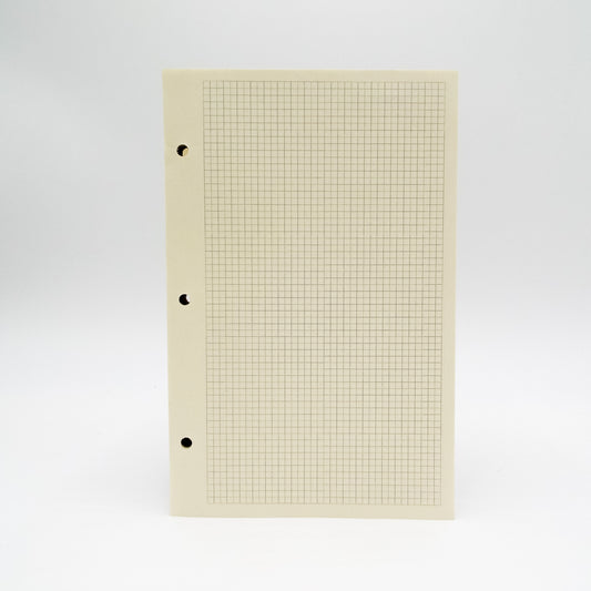 Note Pages: PC82GR3/7 Grid Loose Leaf 5-1/2" x 8-1/2" 3-hole or 7-hole Sheets
