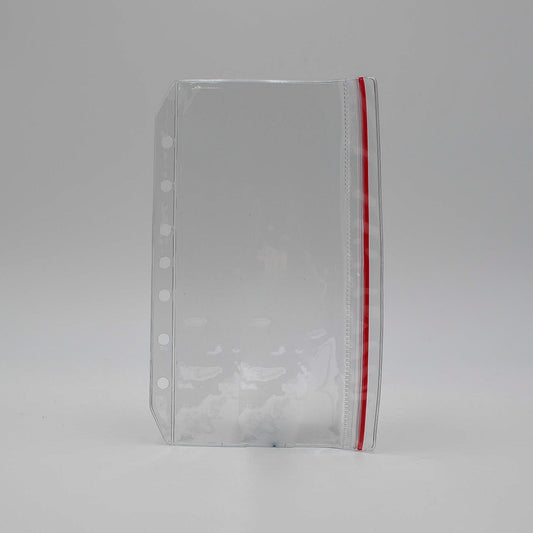 Preference Collection Press Down Envelope: 82PDZ 5 1/2" x 8 1/2" Clear Poly 7-Ring Document Organizer  Created to fit in your 3 or 7 ring binder. Clear, transparent material designed to easily see and access your important documents, business cards, coupons, photos, or any other item you choose to store along with your loose leaf planner.   Compatible with: MP58P3, MP58P7, PD823I, PD827I