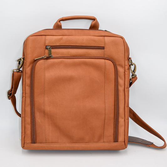 Leather: D-1014 Slim Laptop Briefcase