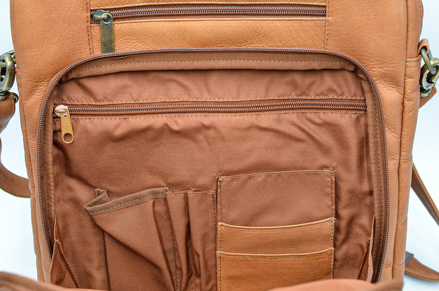Leather: Slim Laptop Briefcase