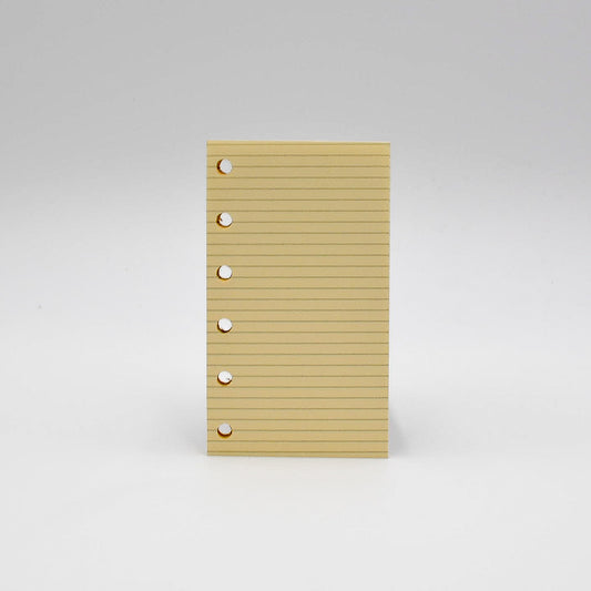 McCarthy Product- Item MSN35P6 Note Sheets  Ivory paper. Size 2-1/2" X 4-1/2"  6-Ring Note Sheets- 50 Sheets per pack Coach sungraphix preference collection notes pages ruled paper organizer