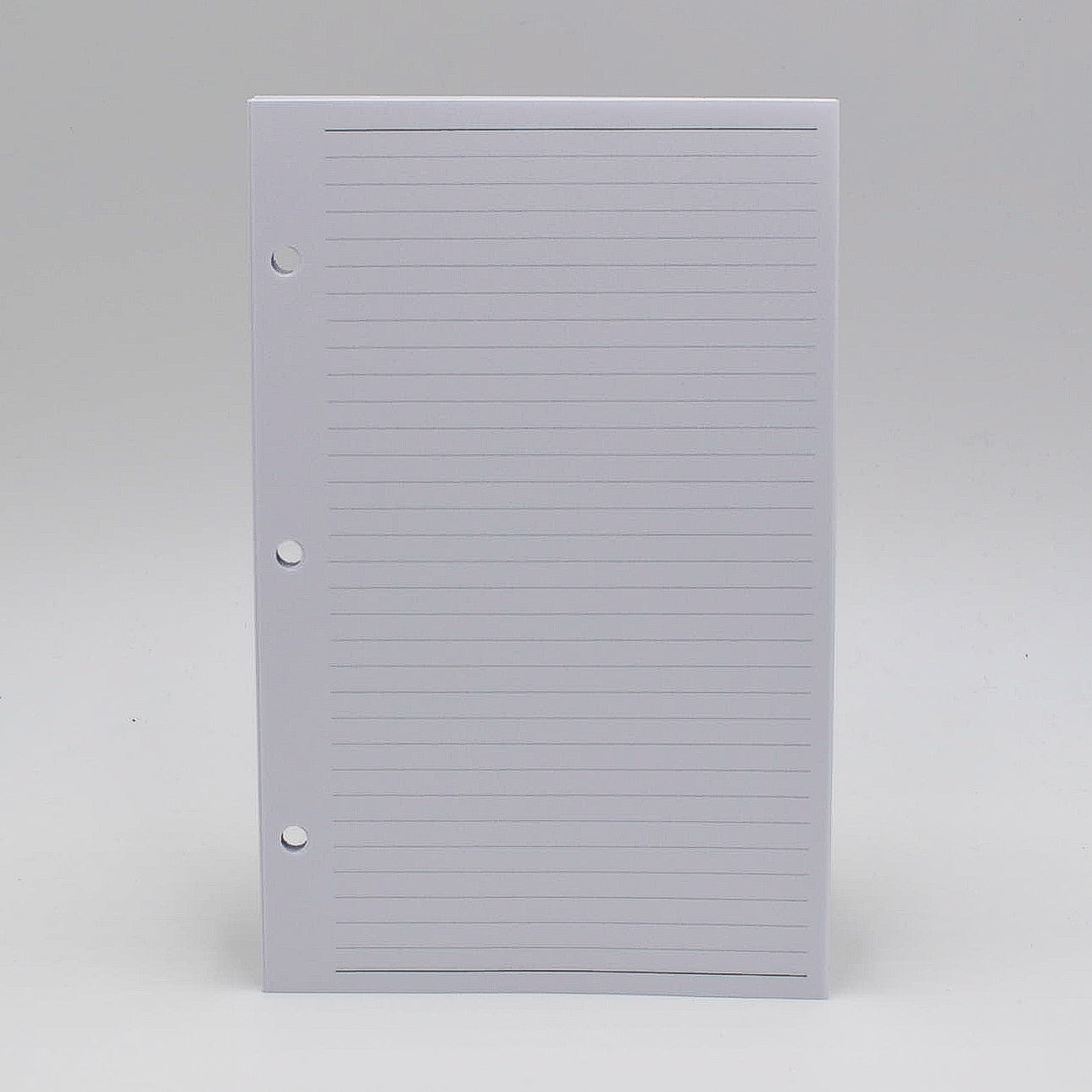 Supplemental Combo: MS58P 5 3/8"x 8 1/2" 3-Hole/7-Hole To-do/Address/Ruled Note Sheets   46 sheets (96 pages). The supplemental has 20 ruled, 24 to-do and 54 address pages.