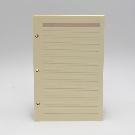 Note Sheets: PC82FR / MSN58P 5-1/2" x 8-1/2" Ruled Hole-Punched Loose Leaf Pages