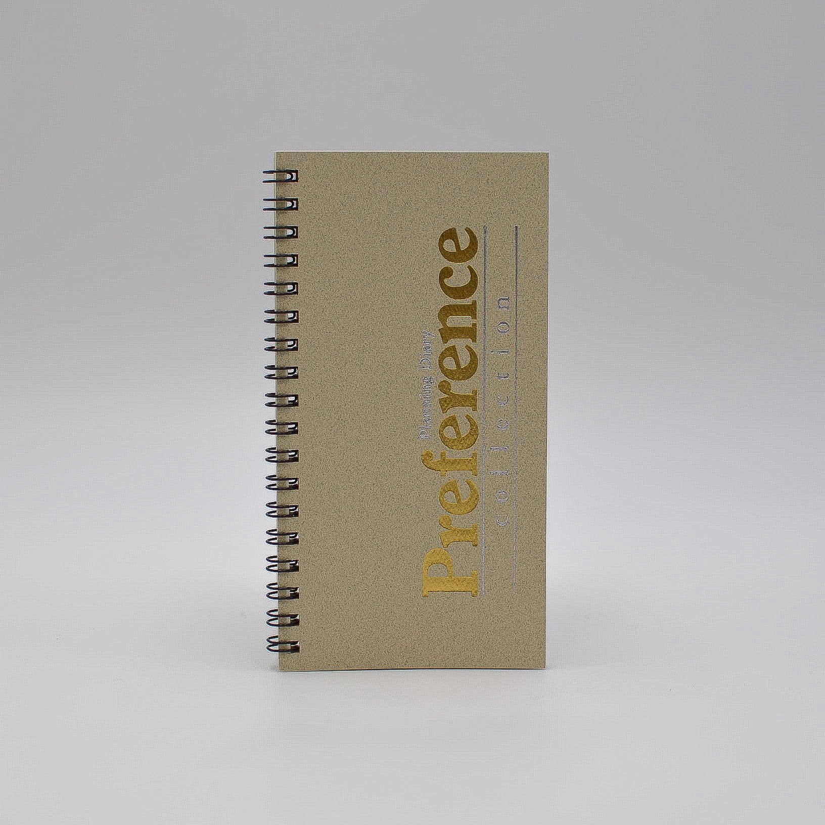SunGraphix Preference Collection: PD61WI 3-1/4x6-1/4 Wirebound Planner monthly weekly calendar for 2019 or 2020 ivory wired agenda organizer desk calendar planner time management at a glance