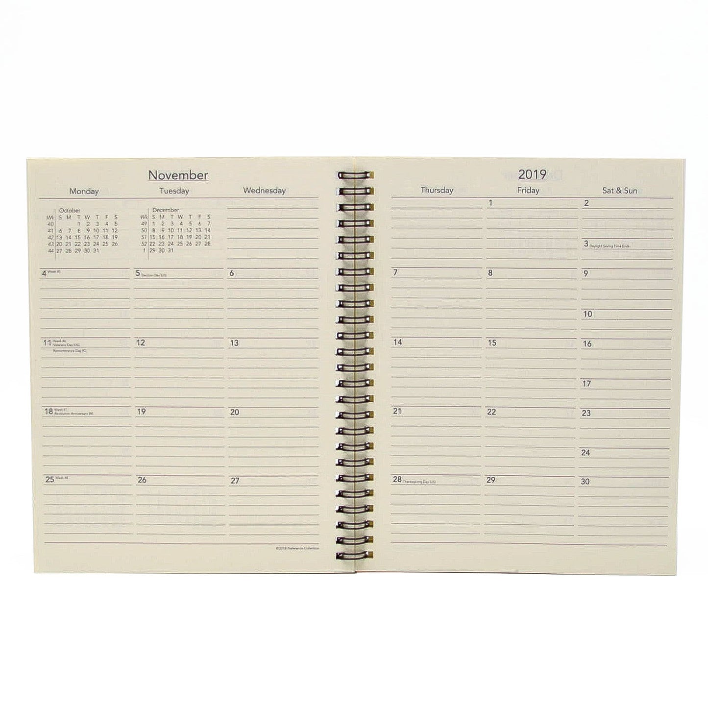 Preference Collection: PD86WI 6-3/4" x 8-3/4" Wirebound Planner