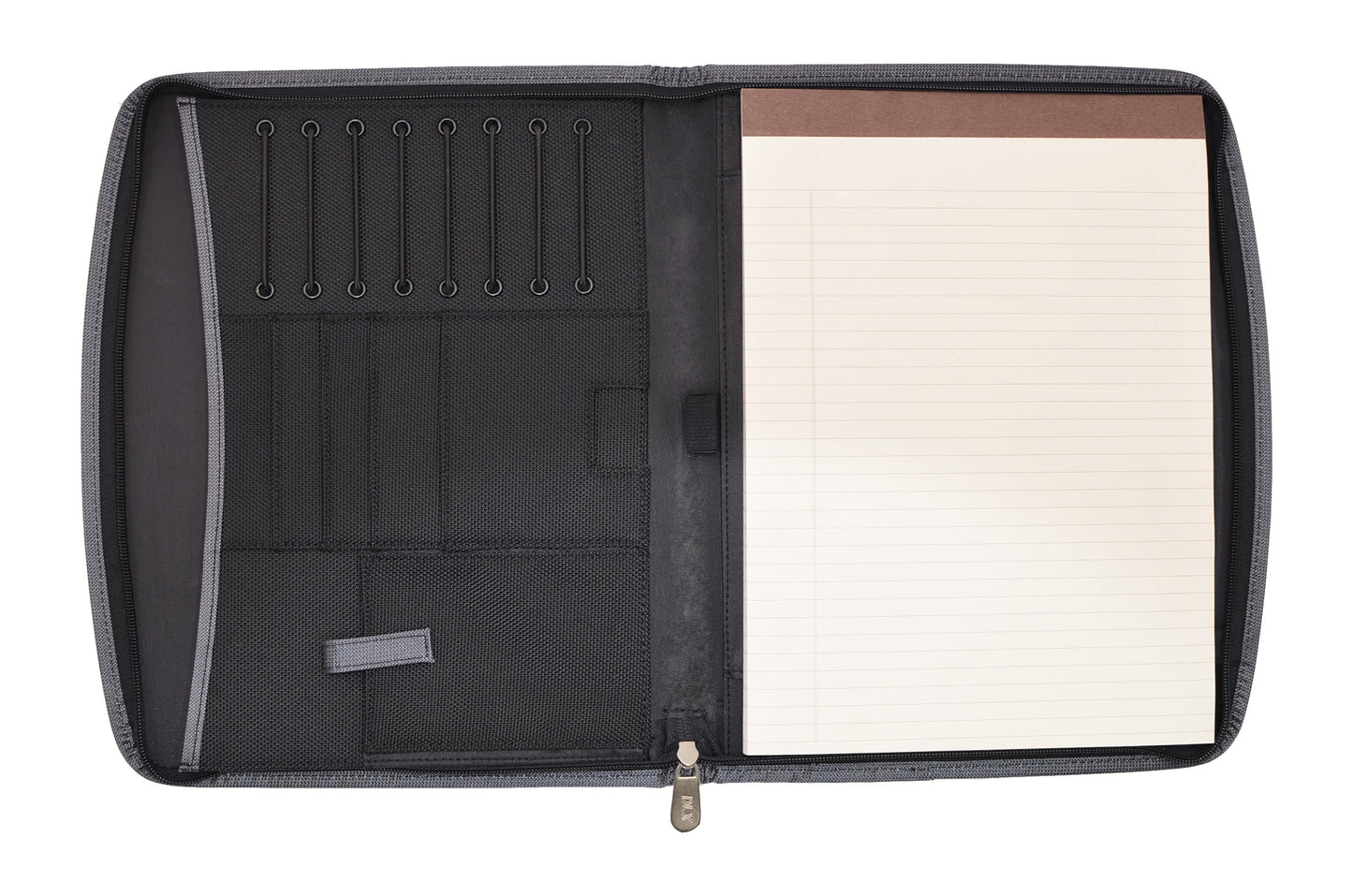 Portfolio: 154-2 Fabric Cover Zippered Pad Organizer
