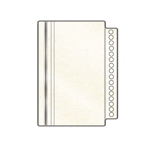 Preference Collection Press Down Envelope: 82PDZ 5" x 8" Clear Poly 7-Ring Document Organizer  Created to fit in your 3 or 7 ring binder. Clear, transparent material designed to easily see and access your important documents, business cards, coupons, photos, or any other item you choose to store along with your loose leaf planner.   Compatible with: MP58P3, MP58P7, PD823I, PD827I