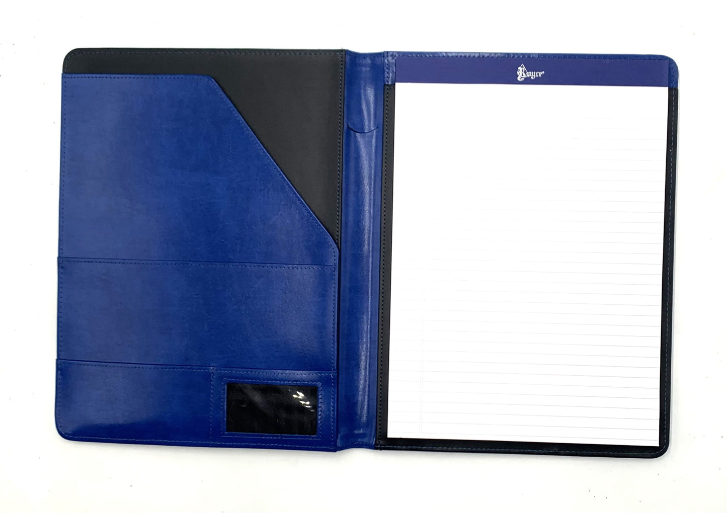 Leather: Bonded leather padfolio