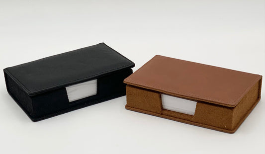 Leather: Desk Note Holder
