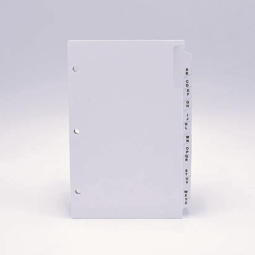 Address Tabs: PC3D85 5" X 8" 3 Hole or 16 Hole Refills