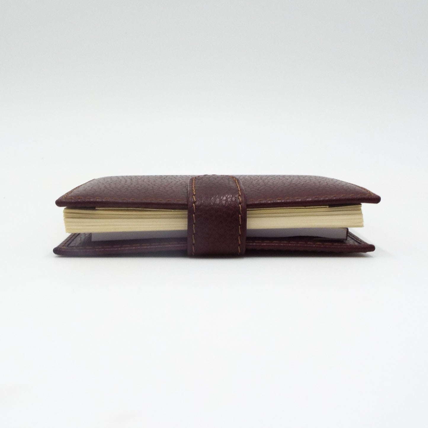 Leather: JG35 3-1/2" x 5-1/2" Cover with Snap Closure